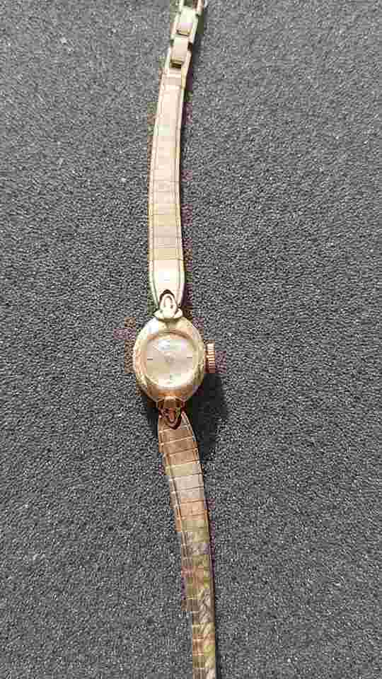Vintage Paul Breguette 14k Gold Watch Womens-Multi Tone 10kt GF Bracelet
