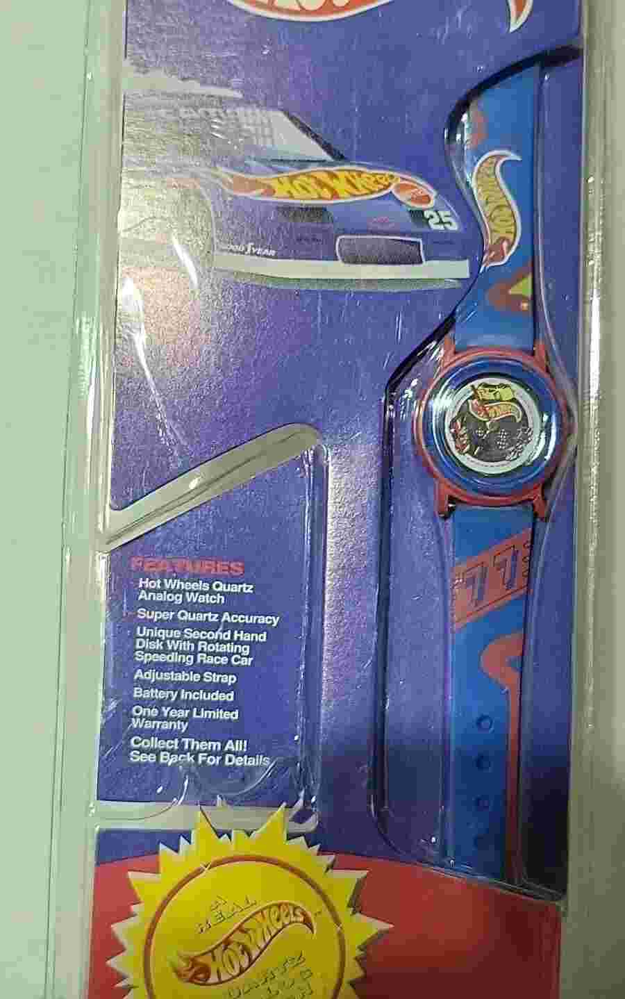 Vtg 1993 Hot Wheels 25th Anniversary 77 Quartz Analog Watch NEW Sealed KLA047