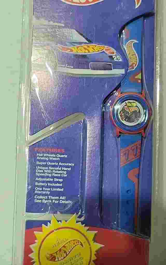 Vtg 1993 Hot Wheels 25th Anniversary 77 Quartz Analog Watch NEW Sealed KLA047