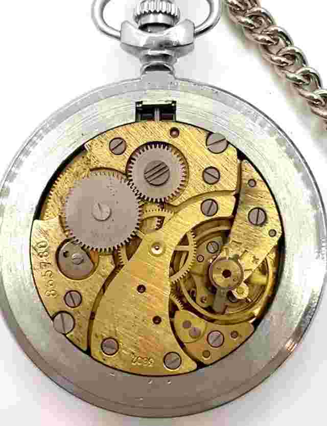 Vintage 50mm Naked Man Woman Pocket Watch Angel Full Functional Free Shipping