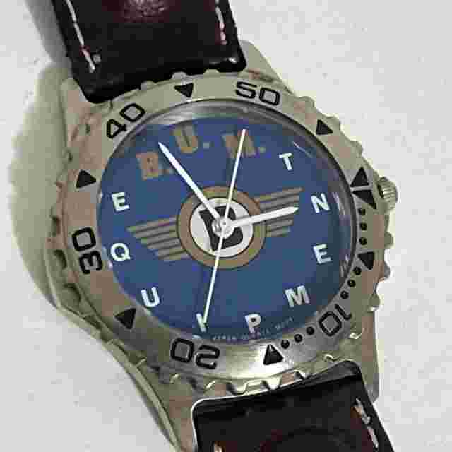 Vintage Bum Equipment Wrist Watch Japan Quartz mens watch 1990s blue