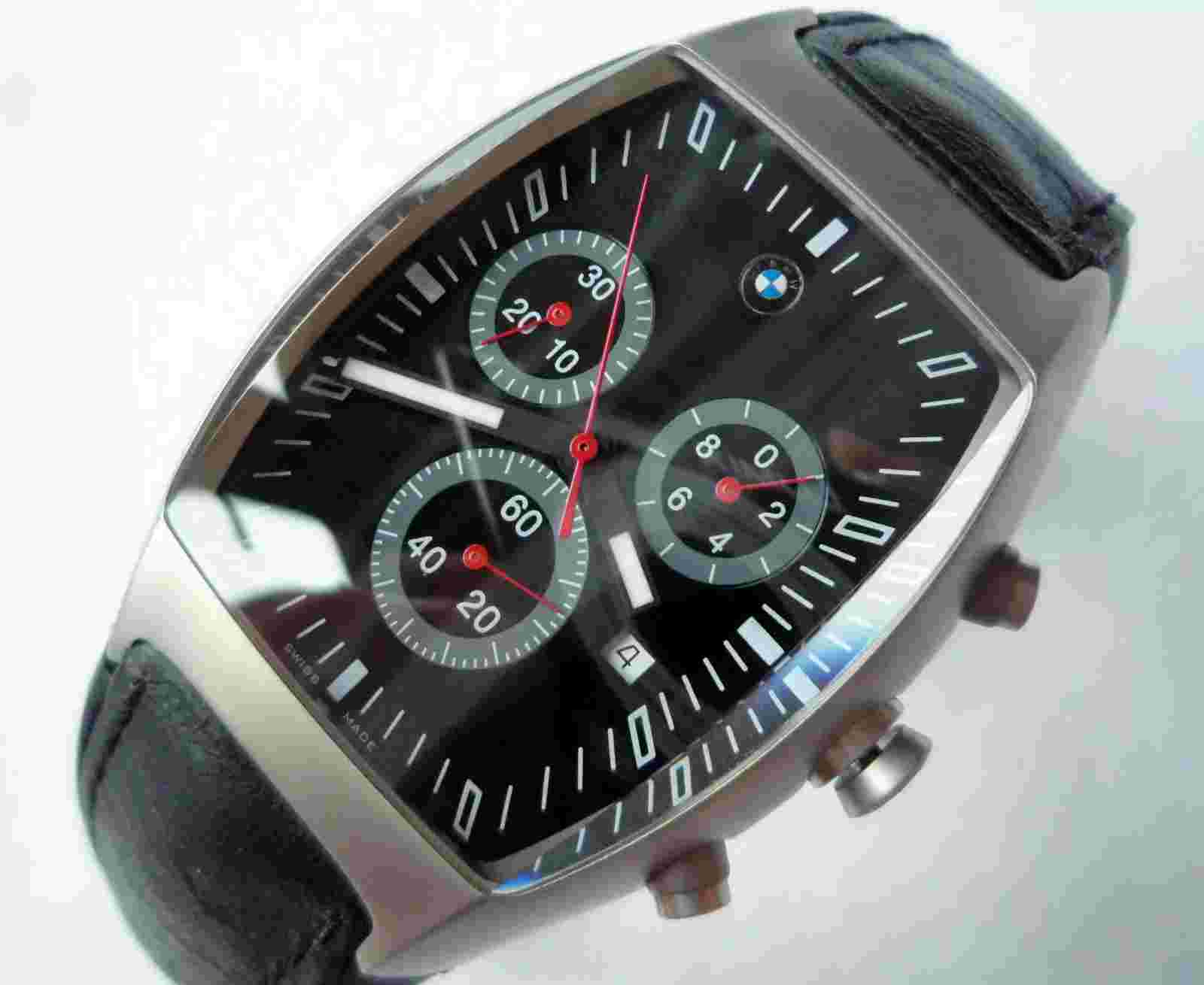 BMW Classic Collection Car Accessory Sport Design Swiss Made Chronograph Watch