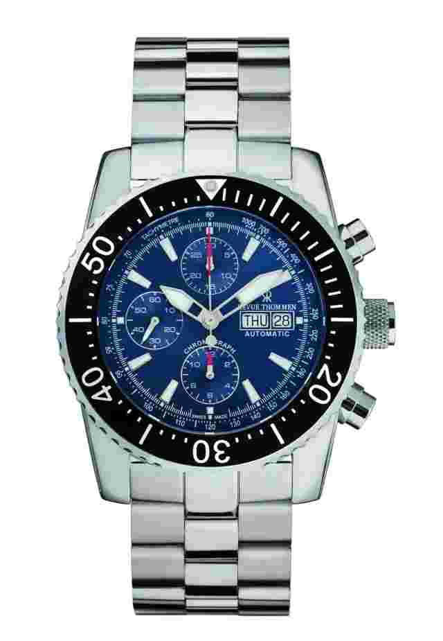 Revue Thommen Automatic Model 17030.6123 Diver Chronograph Men's Wrist Watch