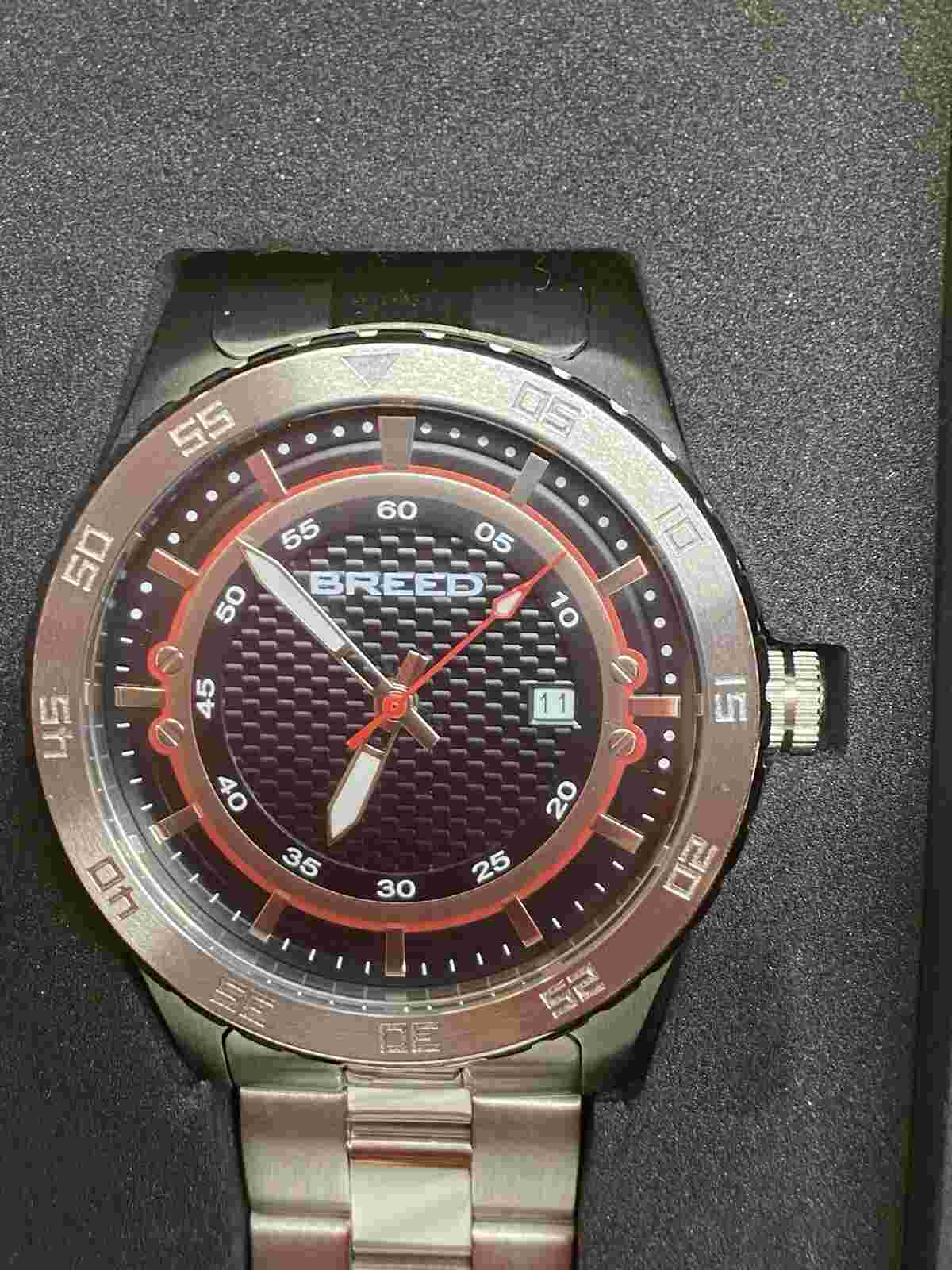 BREED Men's Mechanic Watch w/Date *US Shipping ONLY*