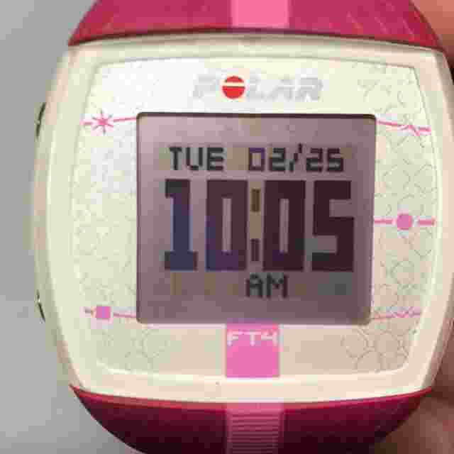 Polar FT4 Digital Sport Watch - Pink - New Battery - (Watch Only)