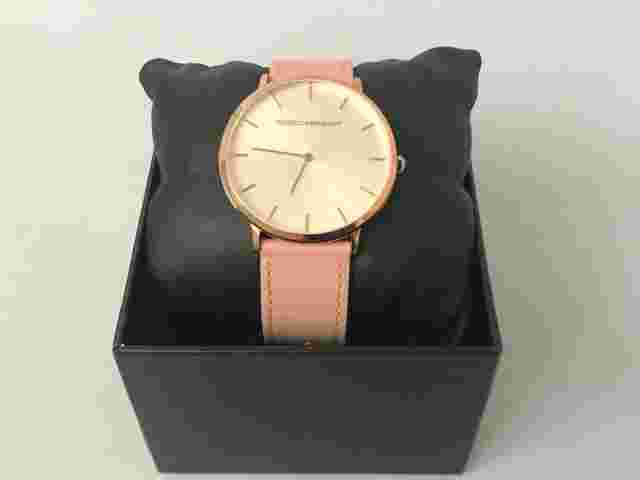 Rebecca Minkoff Ladies Leather Belt Stainless Steel Watch MSRP $125 Choose color