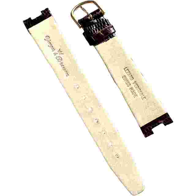 YONGER & DRESSON - BRACELET - GOLD BUCKLE - BROWN - GENUINE LEATHER - 17MM