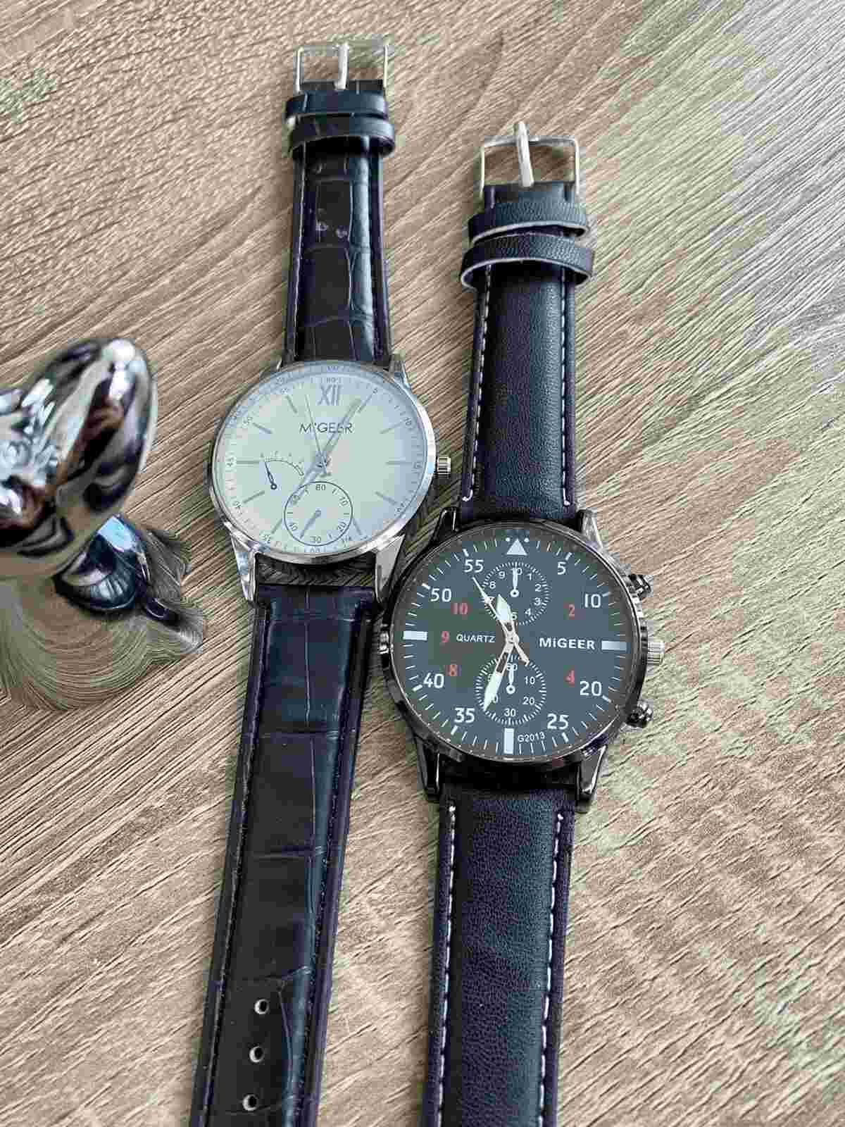 MIGEER MENS WATCH PACK OF 2 (need batteries)