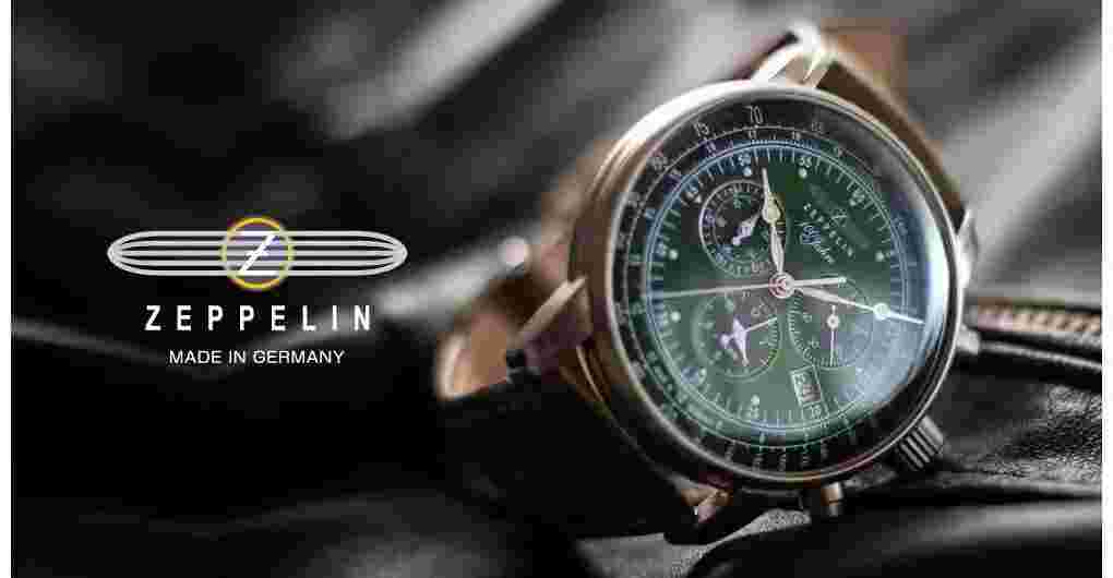 Zeppelin Chronograph Wrist Watch 100th Anniversary Model Limited JAPAN NEW