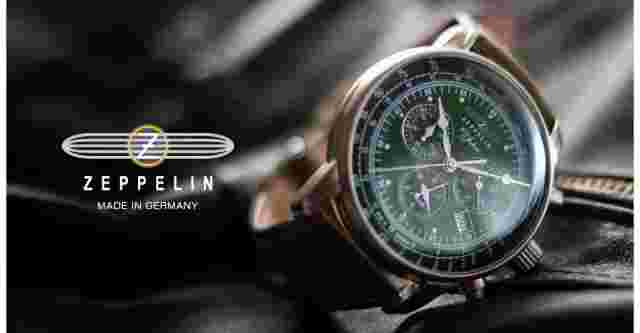 Zeppelin Chronograph Wrist Watch 100th Anniversary Model Limited JAPAN NEW