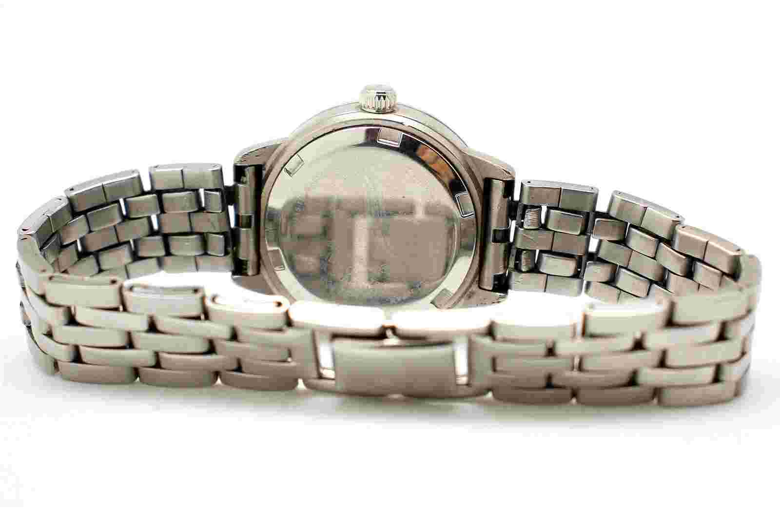 Eddie Bauer 3778 Brown Dial Stainless Steel Women's Watch NEEDS Battery