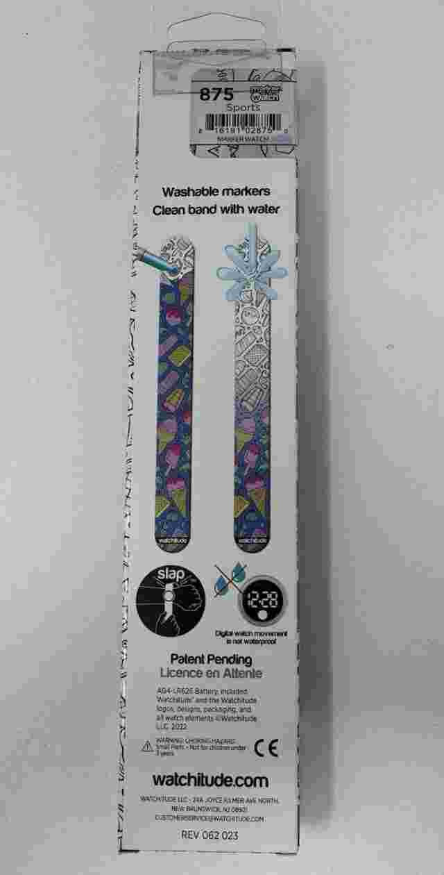 Brand NIB Unopened Watchitude Digital Marker Watch, Sports Theme