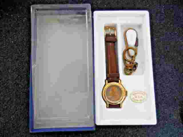 Authentic Lucky Star George Washington Men’s Quartz Watch - US Quarter Coin 1995