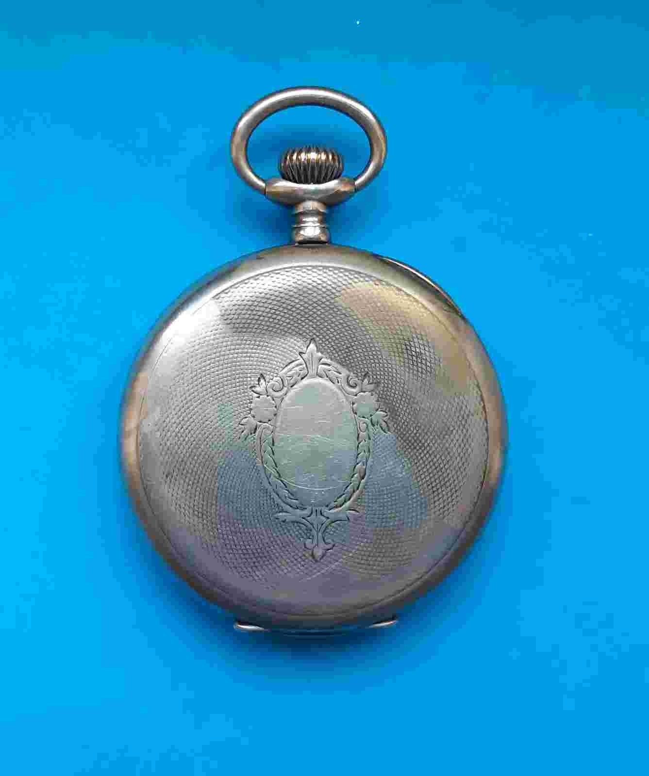 1914 Election Grand Prix Bern 800 Silver Pocket Watch
