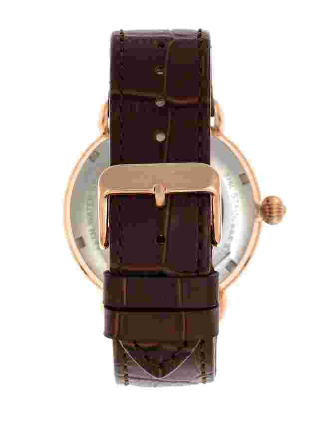 Heritor Automatic Mattias Leather Band Watch w/ Date 42mm HERHR8406