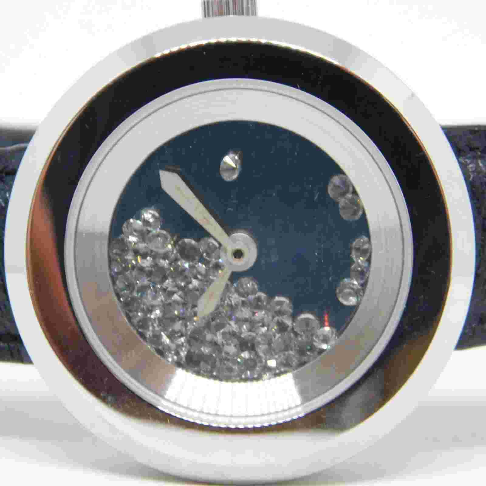 Andre Giroud Stainless Steel Genuine Leather Quartz Women's Watch New Battery