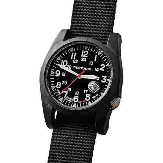 Bertucci Unisex Optic White Dial Black Band A-3PS Solar Field Quartz Watch 13800
