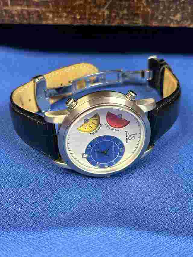 Joshua And Sons Automatic 3 Location Watch - Runs Perfectly - 22 Jewels