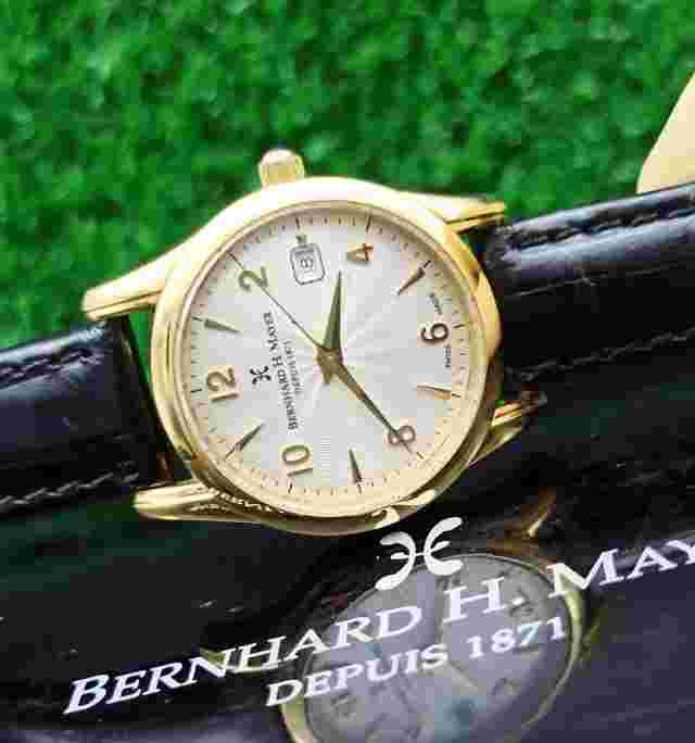 LUXURY BERNARD H. MAYER WATCH ORIGINAL SWISS MADE LADY 1990'S