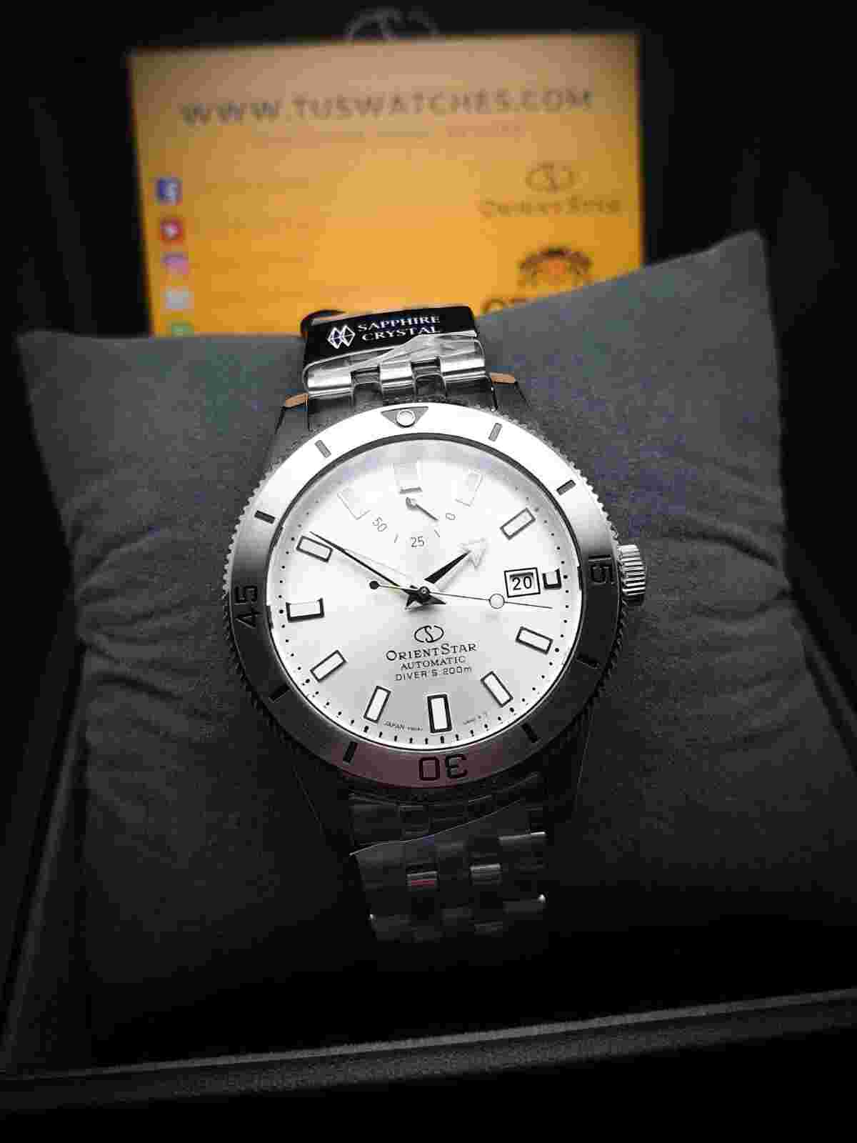 Orient Star Diver 1964 Limited Edition White Dial RE-AU0502S00B Automatic Watch