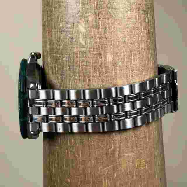 Field & Steam Outdoor Adventures Men Green Dial Date 38mm Quartz Watch 7 1/2"