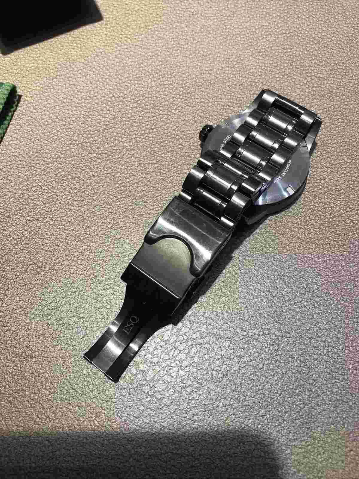 ESQ By Movado Beacon Men Swiss Quartz Watch Stainless Steel  ES021345616