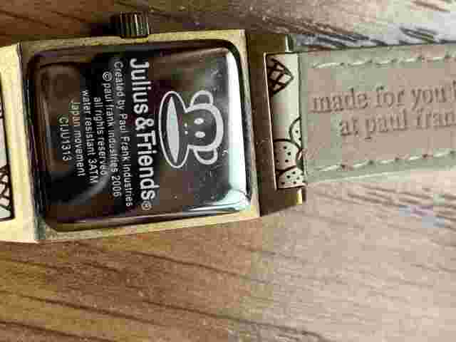 Paul Frank Monkey Watch, Leather Strap, limited Edition Julius & friends