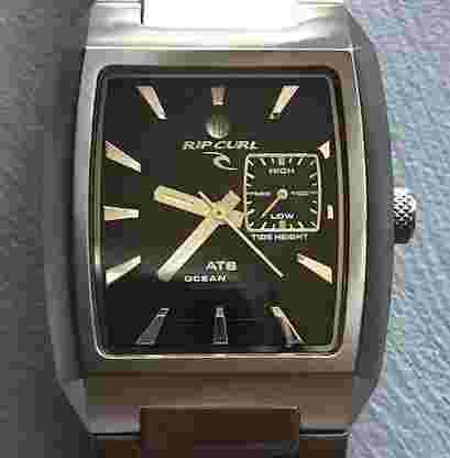 Rip Curl Mens PASSAGE ATS Tidemaster SSS TIDE Surf Watch - A1036 Watch (Vintage)