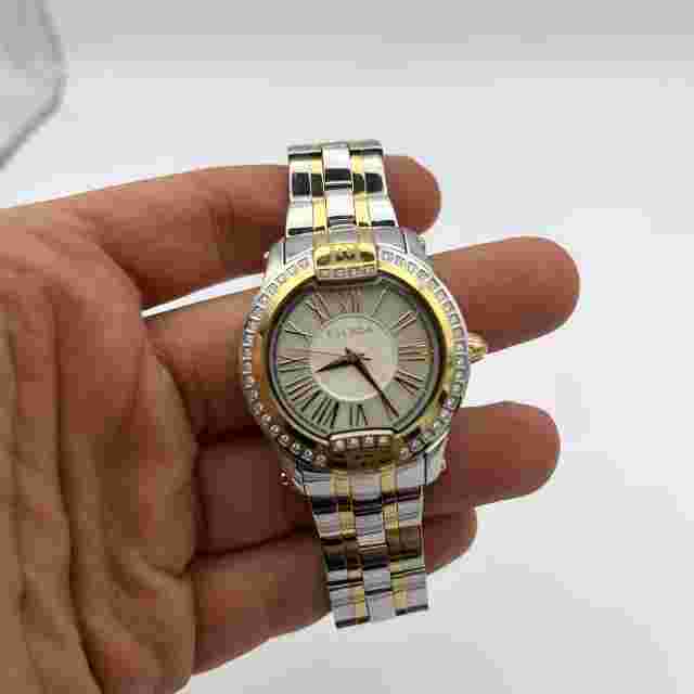 ESCADA WOMEN'S TWO-TONE MOP DIAL SWISS DIAMOND WATCH E3305000