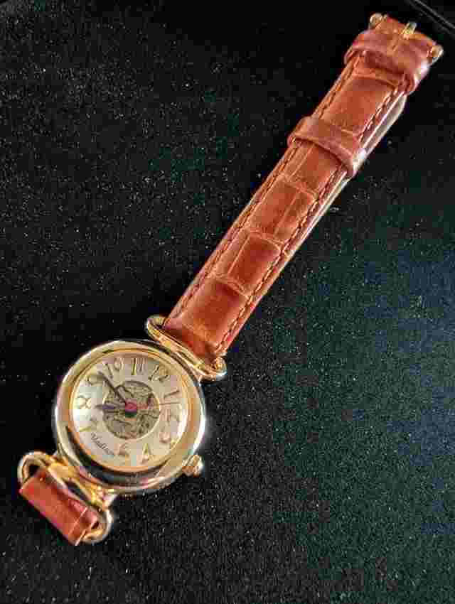 Vintage Madison Ladies Leather, Water Resistant Watch
