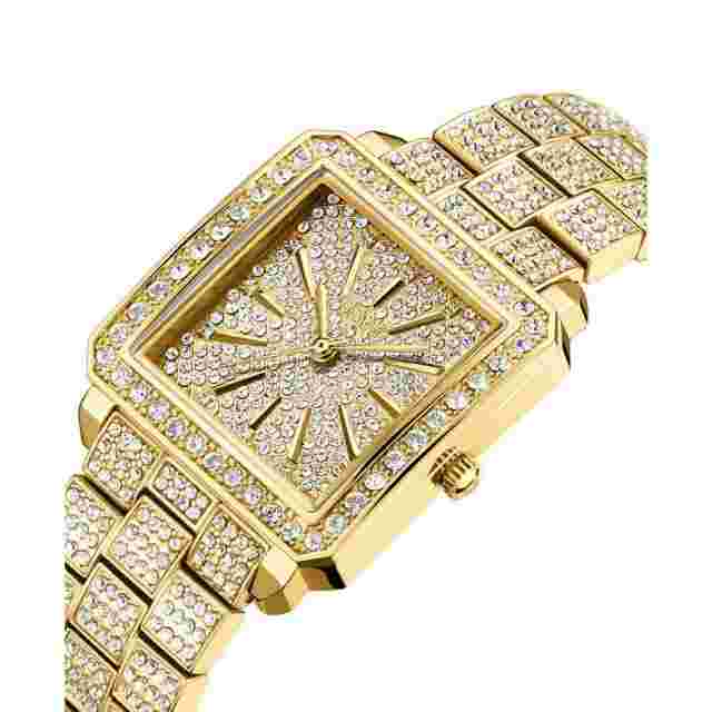 Jbw Women's Cristal 18k Gold-plated Stainless Steel Watch, 28mm Gold