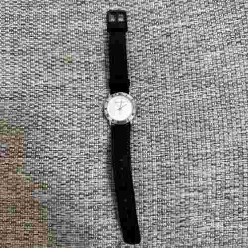 Mercedes Benz Watches Wristwatch Analog Leather Belt SilverMen Germany Rare