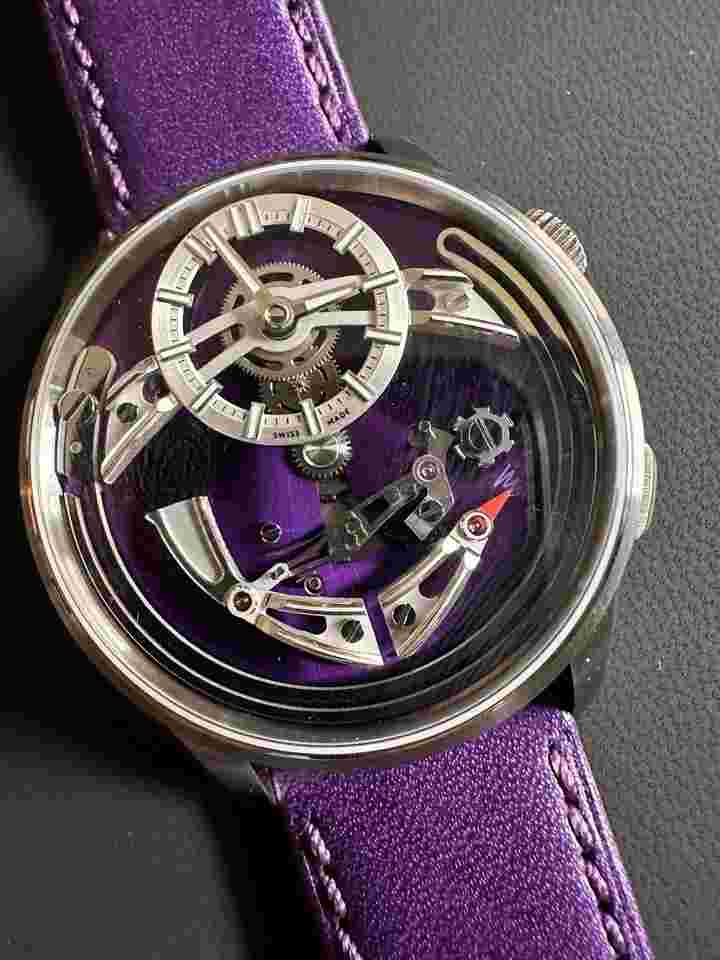 Christopher Ward C1 Bel Canto Viola Violet Purple Dial Titanium