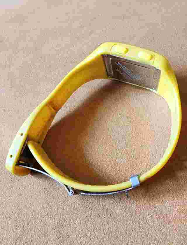 Nooka Zub Zenv YL-20 Watch LCD Adjustable Yellow