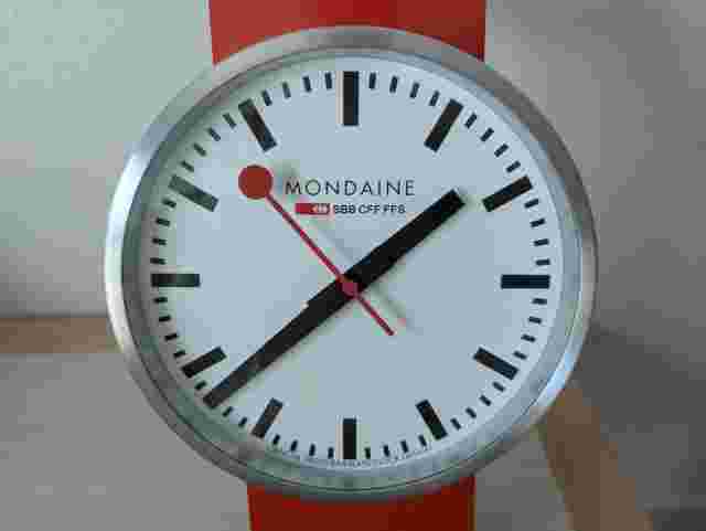 Mondaine SBB Store Display Watch Rare JDI.D116 RARE