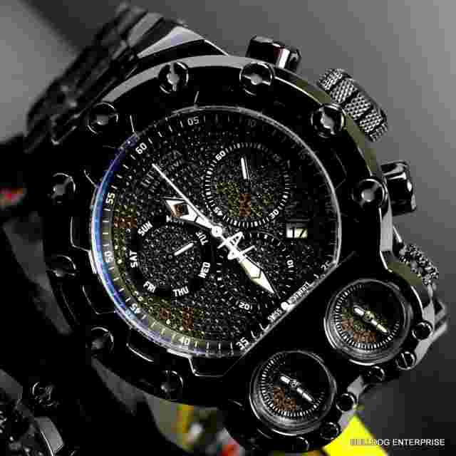 Invicta Men's Reserve 37547 Bolt Magnum Tria Swiss 2.49ctw Diamond Watch