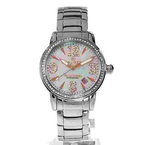 HAUREX INTEUS ITALY LADIES DATE QUARTZ MOVEMENT WATCH WITH CRYSTALS. BRAND NEW