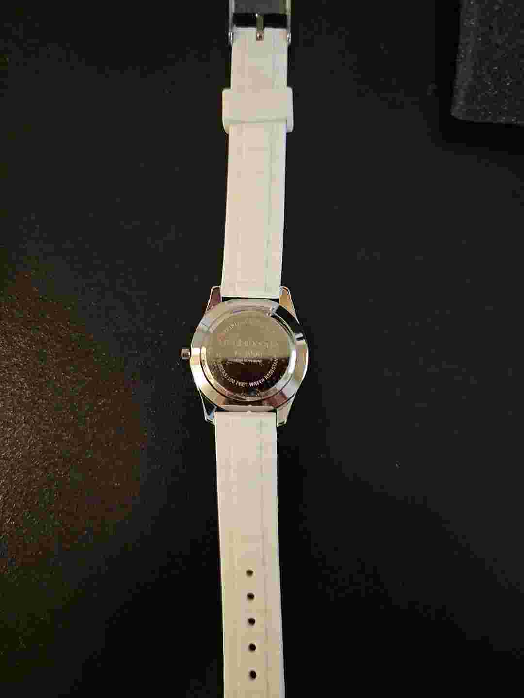 Liz Clairborne White Tone Watch