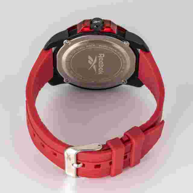 REEBOK RV-TR3-G3-PBIR-BR RED SILICON STRAP MEN'S WATCH