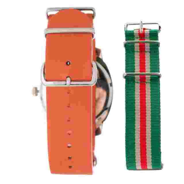 Folli Follie Orange Leather Watch