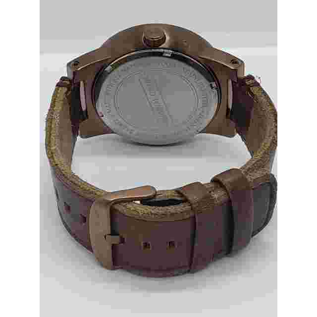 Original Grain Men's Stainless Steel Wood Watch 47mm Barrel