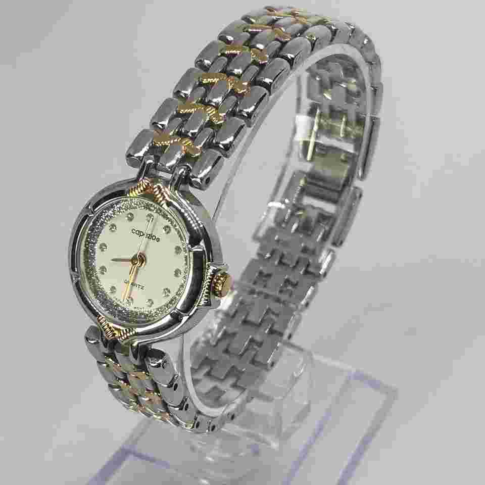 Capezio Two Tone White Dial Women’s Quart Watch
