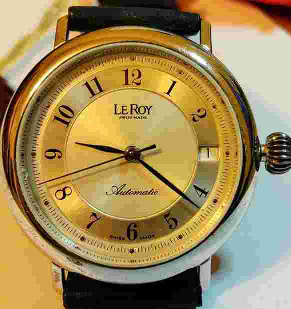 LEROY ,SWISS, AUTOMATIC ,COLLECTORS, ONCE A LIFE OFFER,DONT MISS,NOS