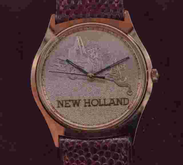 1980s NOS - Jostens New Holland Farming Equipment Promo Men's 35mm Quartz Watch