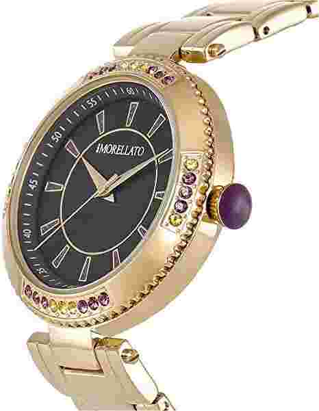 Women's Watch Morellato, Yellow Gold, Mod.ventotene, Zircons, Gold Bracelet PVD