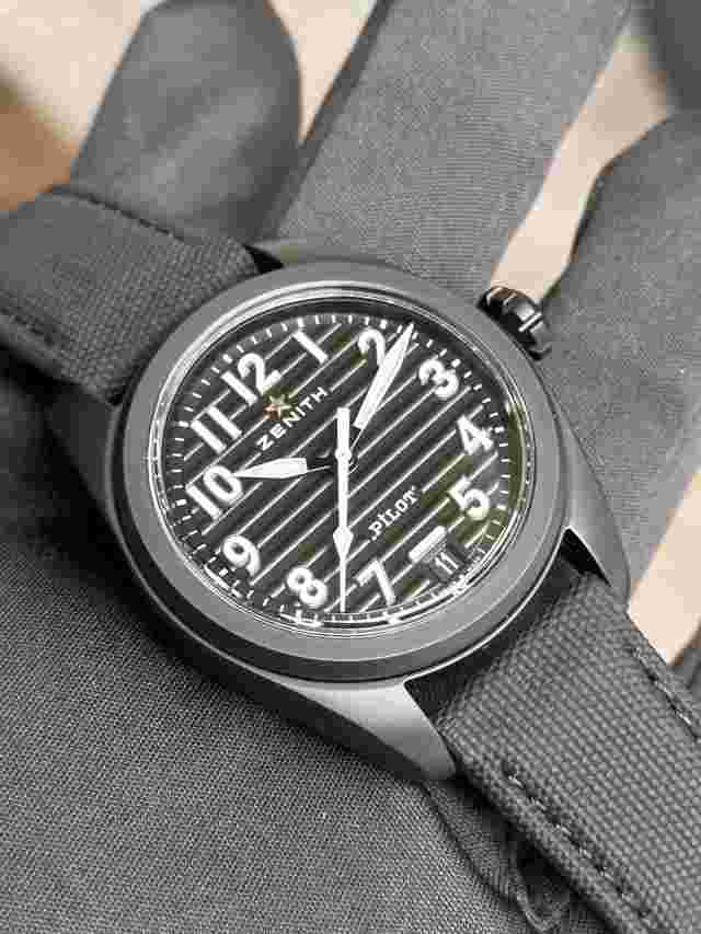 Zenith El Primero Black Unisex Adults Watch - 49.4000.3620/21.I001