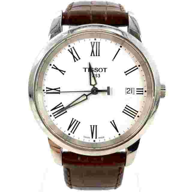 TISSOT Classic Dream T033410B White Dial Date Men's Watch Used