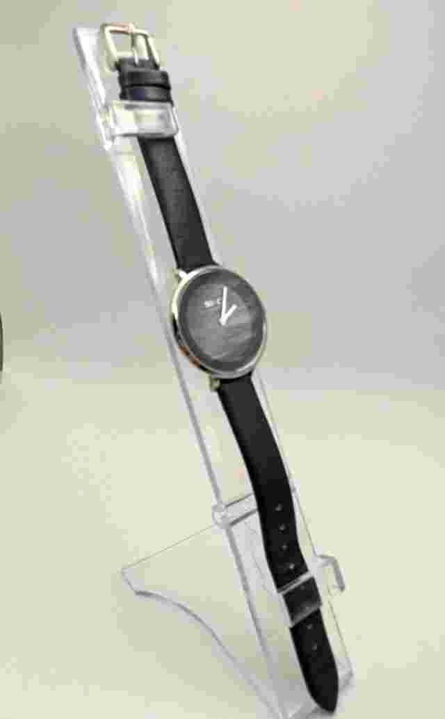 SO & CO New York Madison Watch Navy Face Leather Band 3ATM New Battery VGC