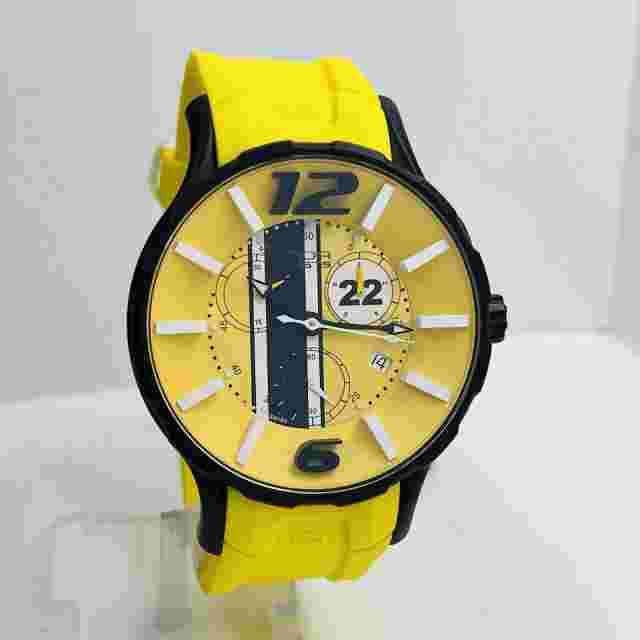 NOA G Racer Men's Yellow Chronograph Steel 44mm Swiss Made Limited Edition Watch