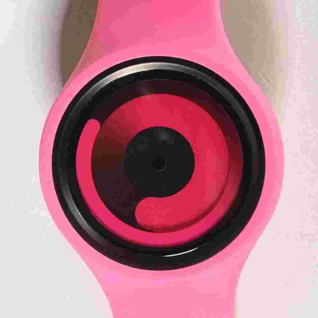 ZIIIRO GRAVITY WATCH W/ PINK/MAGENTA DIAL & SILICONE BAND